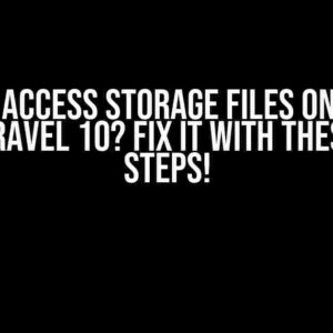 Cannot Access Storage files on cPanel for Laravel 10? Fix it with these Easy Steps!