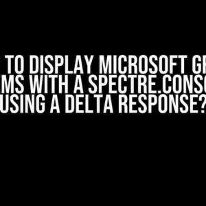 How to Display Microsoft Graph DriveItems with a Spectre.Console Tree using a Delta Response?