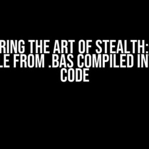 Mastering the Art of Stealth: Hiding Console from .BAS Compiled into .exe Code