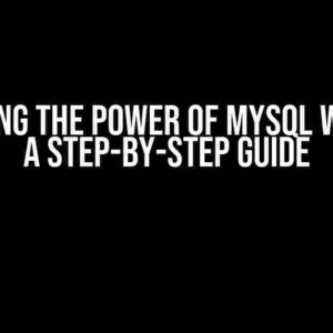 Unlocking the Power of MySQL with C++: A Step-by-Step Guide