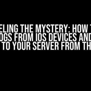 Unraveling the Mystery: How to Find Crash Logs from iOS Devices and Upload them to Your Server from the App